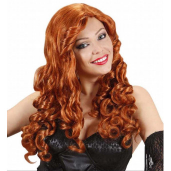 Peluca Pelirroja de Jessica para Adulto