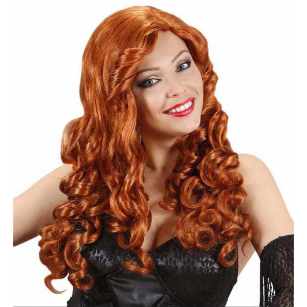Peluca Pelirroja de Jessica para Adulto