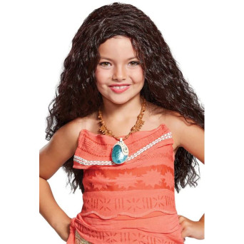 Peluca de Vaiana Deluxe Infantil