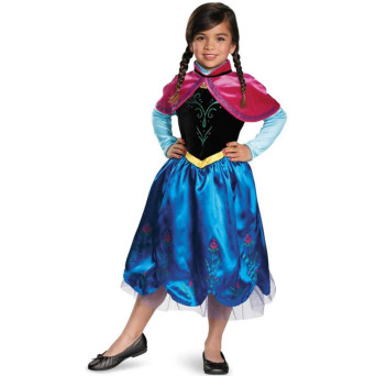 Disfraz de Anna Viajera Deluxe de Frozen Infantil