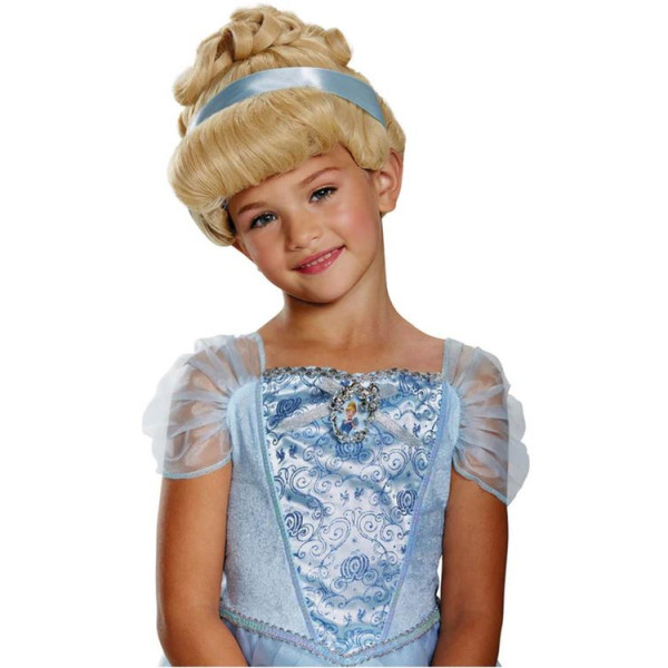 Peluca de Cenicienta Deluxe Infantil