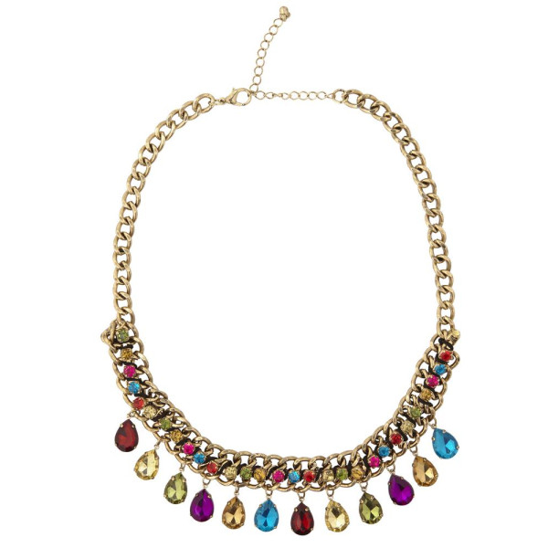 Collar de Oro con Gemas