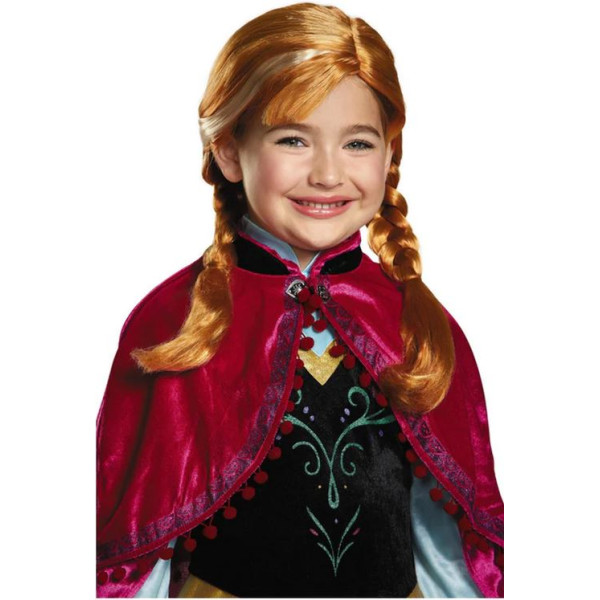 Peluca de Anna de Frozen Infantil
