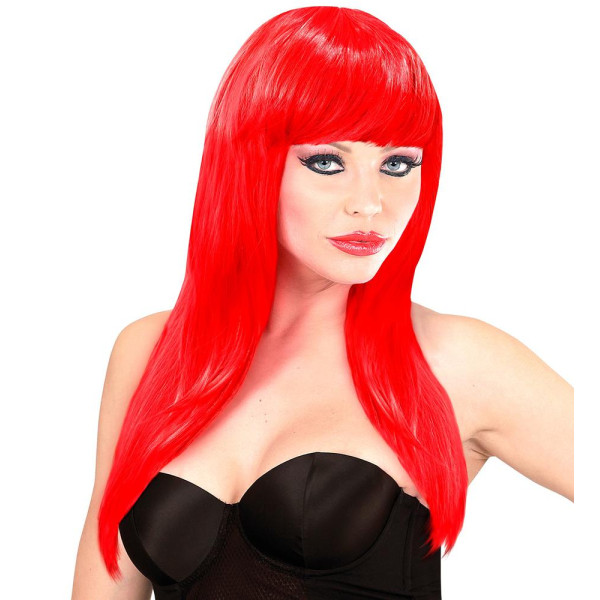 Peluca Roja de Vogue para Adulto