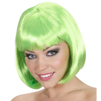 Peluca Verde de Lovely para Adulto