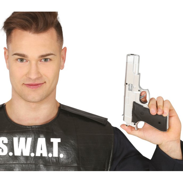 Pistola de 24 Centímetros de color Plata