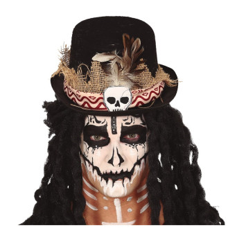 Sombrero de Hechicero Vudú para Adulto