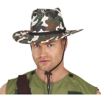 Sombrero de Vaquero Camuflaje para Adulto
