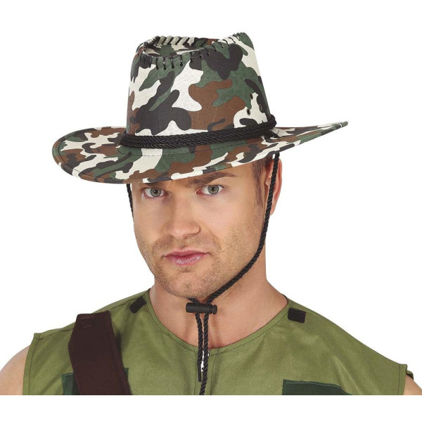 Sombrero de Vaquero Camuflaje para Adulto