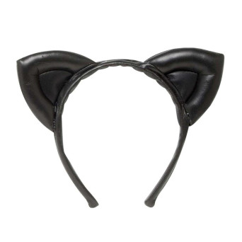 Orejas de Gato de color Negro para Adulto