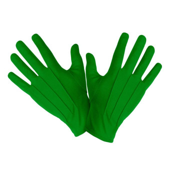 Guantes de color Verde para Adulto
