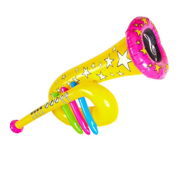 Tuba Hinchable de Payaso de 63 Centímetros de color Amarillo