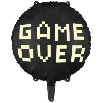 Globo Foil de Game Over de 35 Centímetros