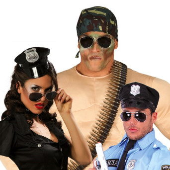 Gafas de Policía para Adulto