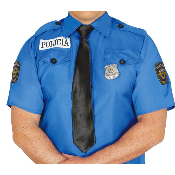 Corbata de color Negro de 47 Centímetros para Adulto