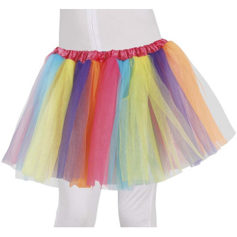 Tutú de 30 Centímetros Multicolor Infantil