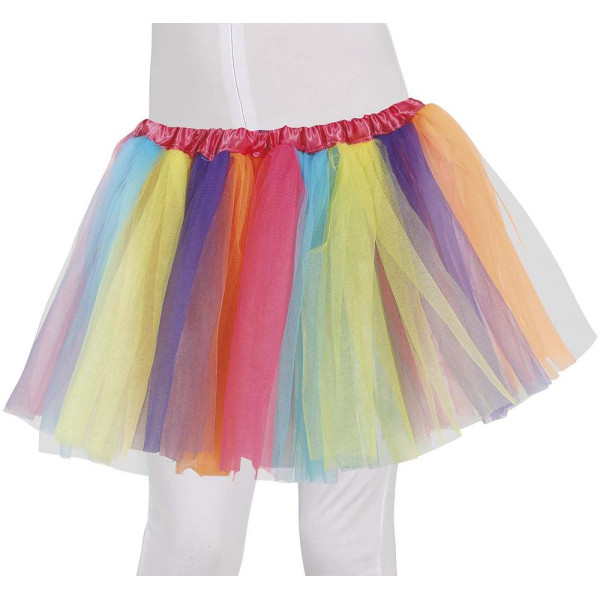 Tutú de 30 Centímetros Multicolor Infantil