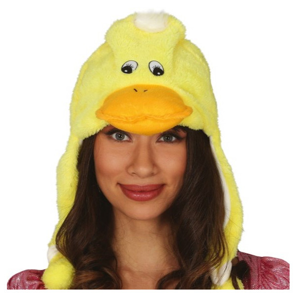 Gorro de Patito de color Amarillo para Adulto