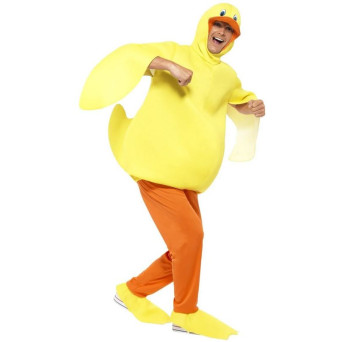 Disfraz de Pato de color Amarillo para Adulto