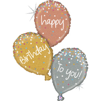 Globo Foil de Happy Birthday to You de 102 Centímetros