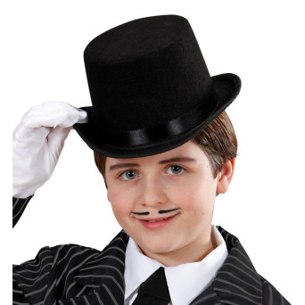 Sombrero de color Negro Infantil