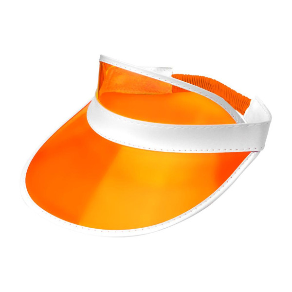 Visera de los años 80´s de color Naranja para Adulto