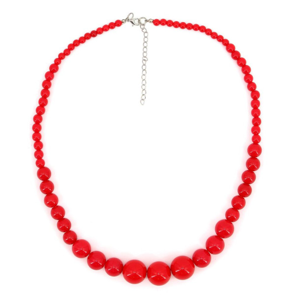Collar de los años 70´s color Rojo para Adulto