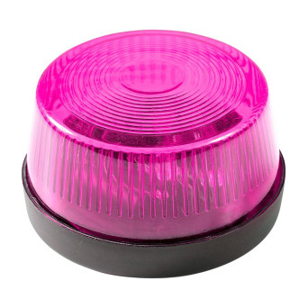 Luz de Emergencia Parpadeante de color Rosa con Sirena