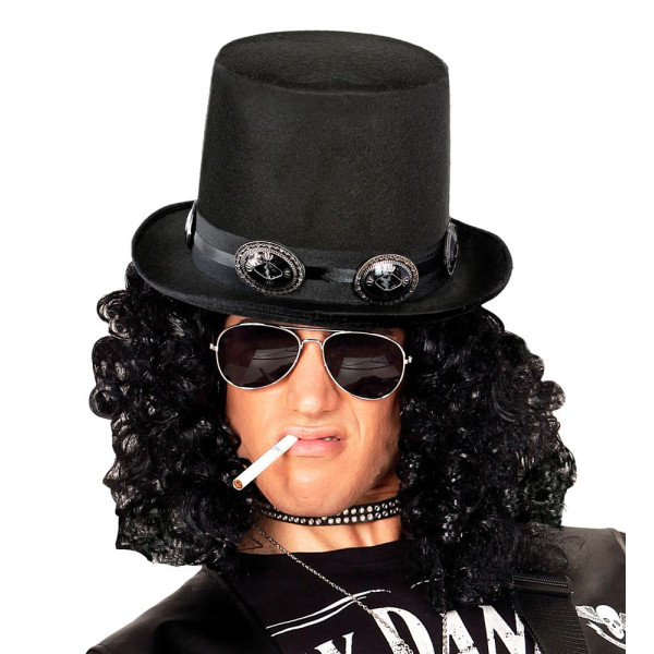 Sombrero de Copa de Estrella de Rock para Adulto