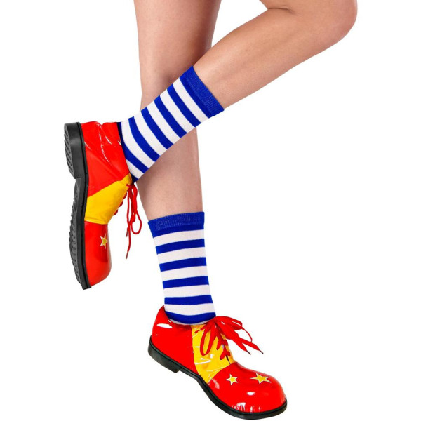 Calcetines de Rayas de color Azul y Blanco para Adulto
