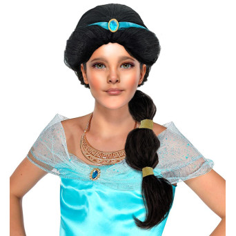 Peluca de Princesa Árabe Infantil