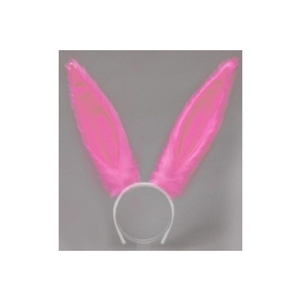 Orejas de Conejo de color Rosa para Adulto