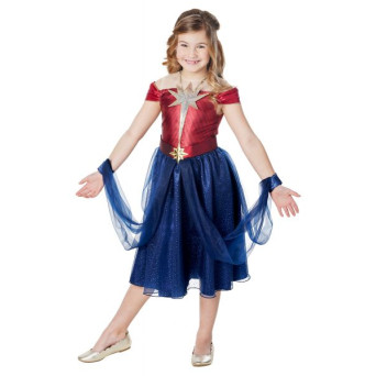 Disfraz de Capitana Marvel Deluxe Infantil