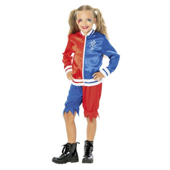 Disfraz de Harley Quinn Green Collection Infantil