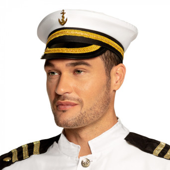 Gorra de Capitán de Barco para Adulto