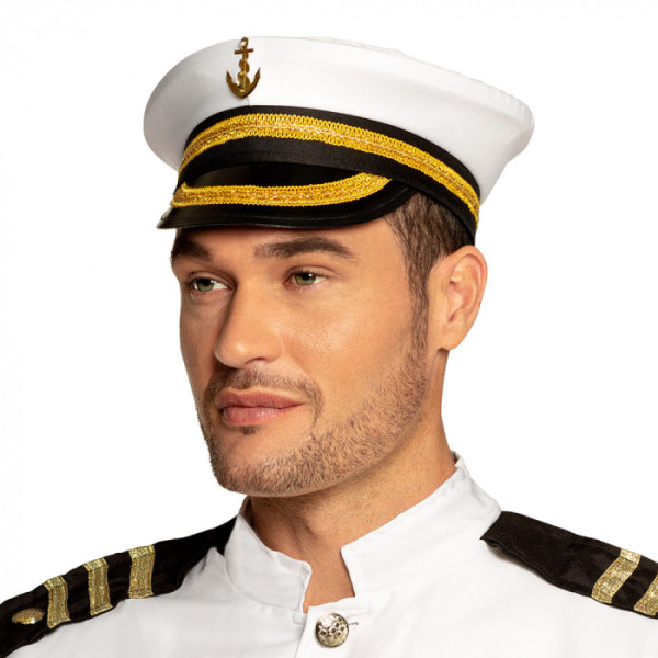 Gorra de Capitán de Barco para Adulto