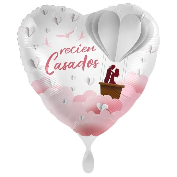 Globo Foil de Recien Casados de 43 Centímetros