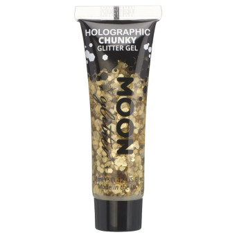 Purpurina Gruesa en Gel Moon Glitter Holographic de 12 Mililitros Color Holográfico