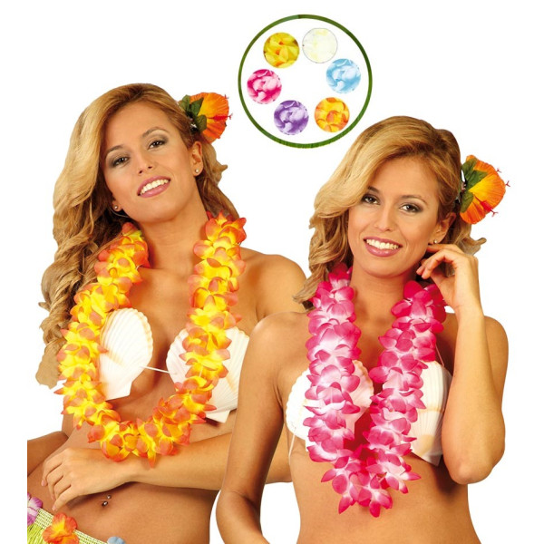 Collar Hawaiano de Varios Colores para Adulto