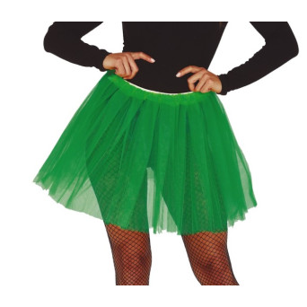 Tutú de color Verde Oscuro de 40 Centímetros para Adulto