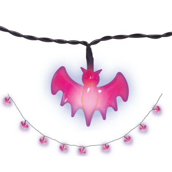 Guirnalda de 10 Murciélagos con LED´s