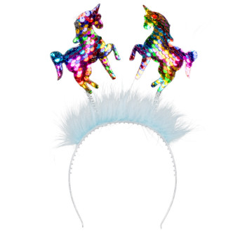 Diadema de Unicornio con Lentejuelas