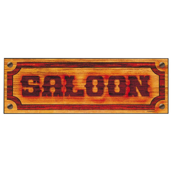 Cartel de Saloon de 78 x 26 Centímetros