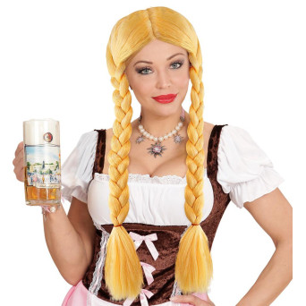 Peluca Rubia de Bávara para Adulto
