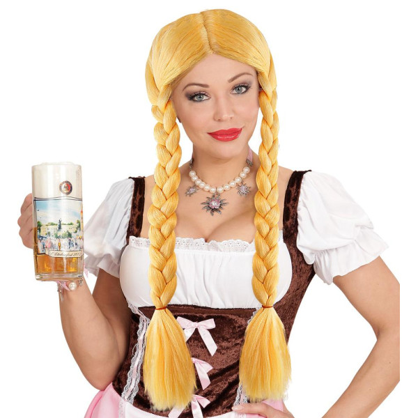 Peluca Rubia de Bávara para Adulto