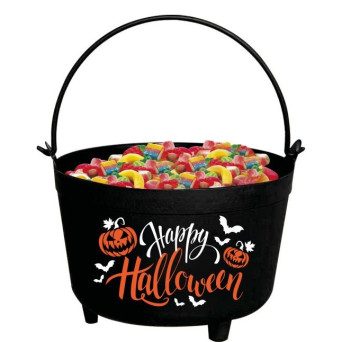 Caldero de Happy Halloween de 24 x 23 x 15 Centímetros