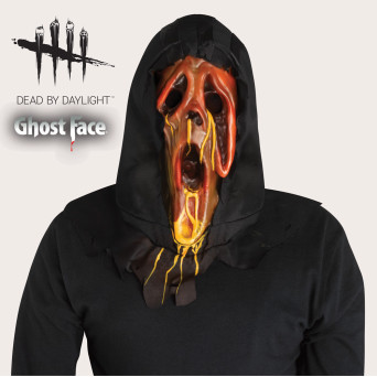 Máscara de Ghost Face Chamuscado de Dead By Daylight para Adulto