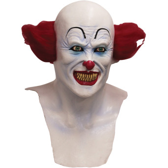 Máscara de Payaso Aterrador Deluxe para Adulto
