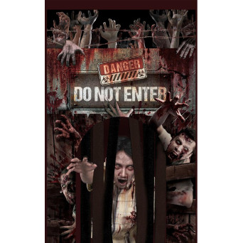 Cortina de Zombie de 145 x 240 Centímetros