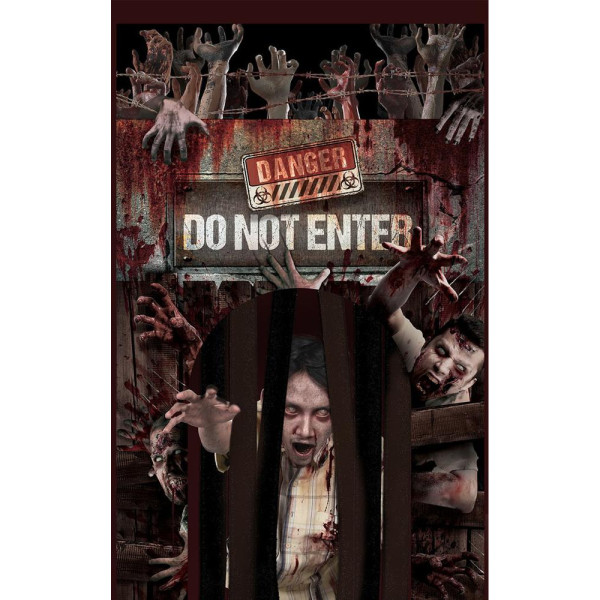 Cortina de Zombie de 145 x 240 Centímetros